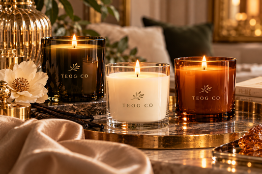 Luxury Fragranced Candles in Glass Jars